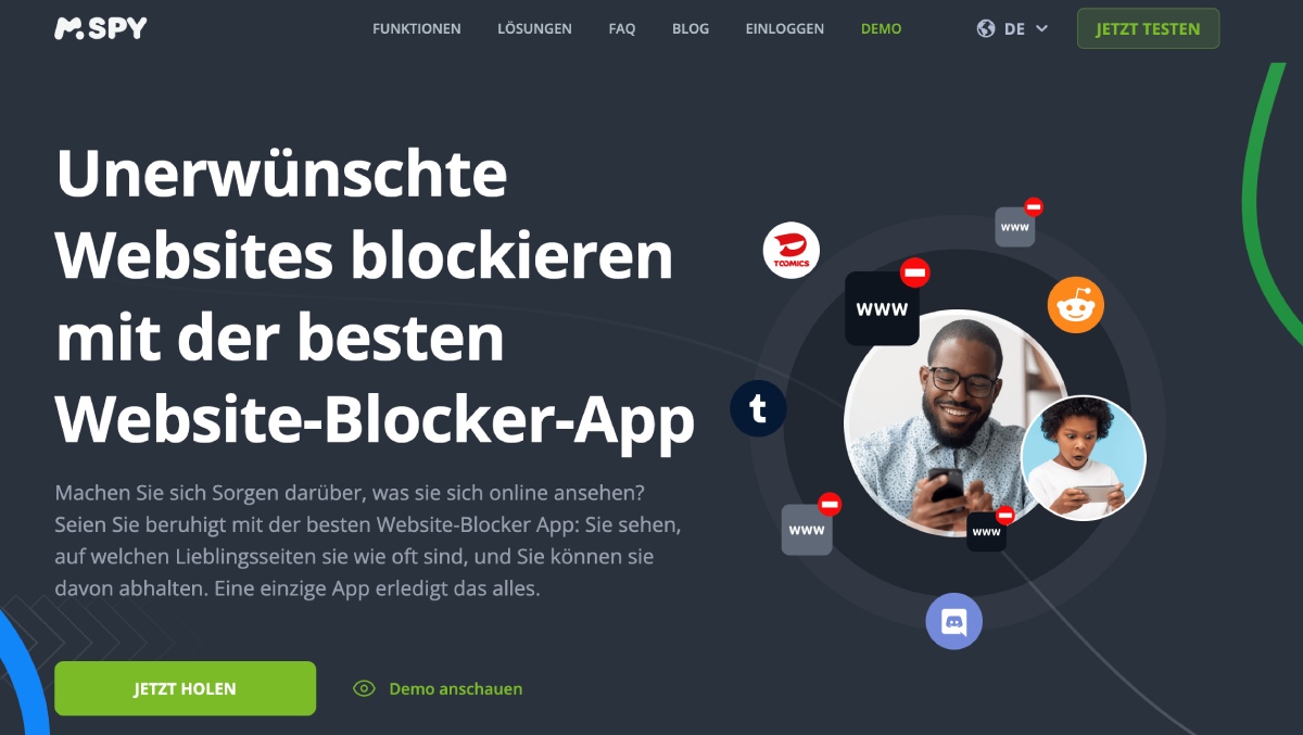 mspy de blocking websites