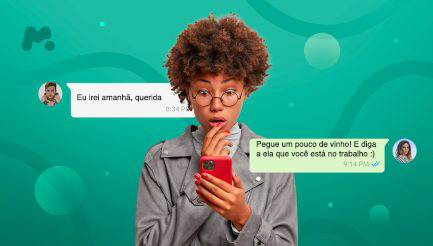 como saber se a pessoa está falando com outra no whatsapp