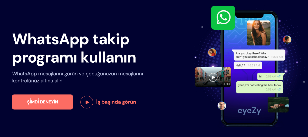 Eyezy WhatsApp telefon takip programı